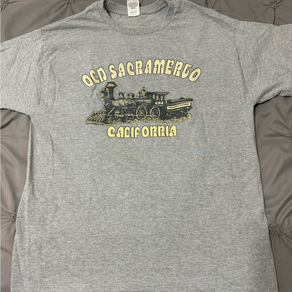 hanes grey old sacramento shirt